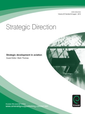cover image of Strategic Direction, Volume 31, Number 8